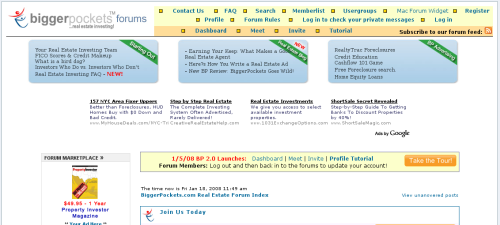 Bigger Pockets- Real Estate Investing Forum