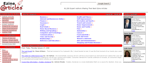 Ezine Articles