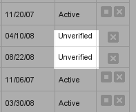 Unverified Subcribers
