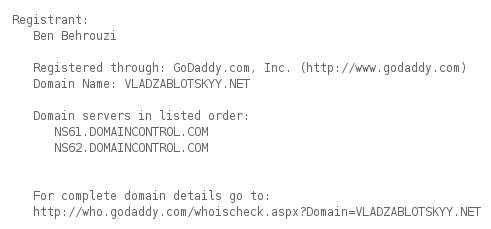 Ben Behrouzi Purchases VladZablotskyy.net Ben Behrouzi Purchases VladZablotskyy.net